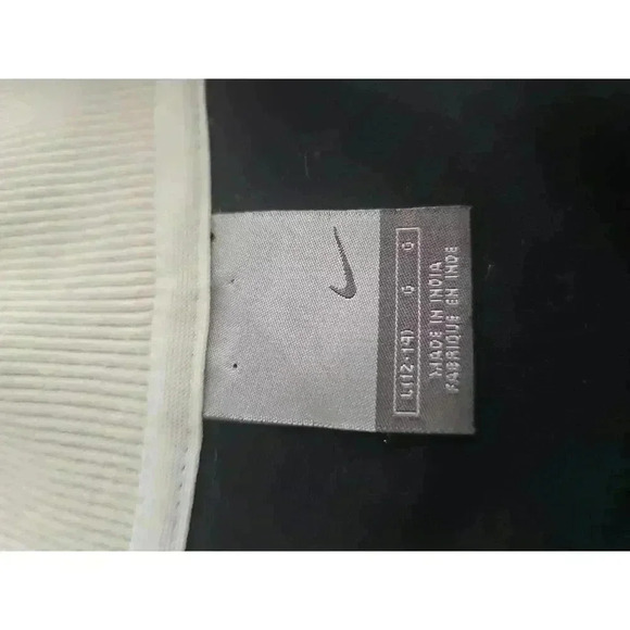 Nike Black White Green Zip Up Play Up Track Jacket Womens Large - Picture 7 of 9